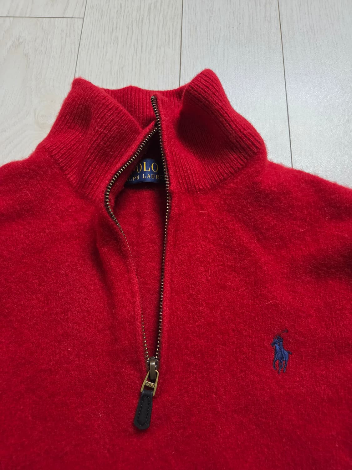 폴로랄프로렌 하프집업 울캐시미어 100%  55~66 상품이미지2