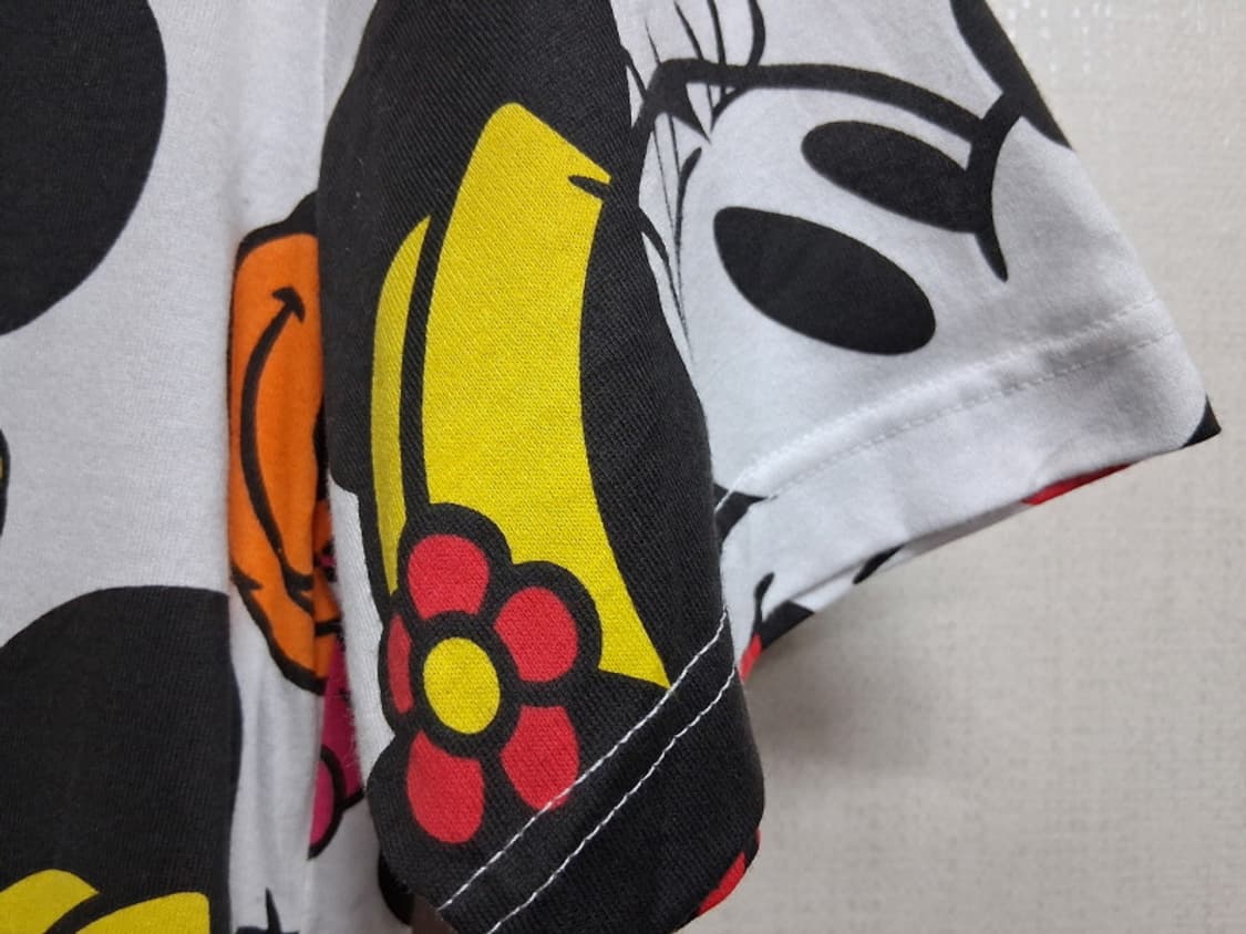 일본 Disney RESORT 미키미니케릭터 반팔티 여성 여유66 남성9 상품이미지4