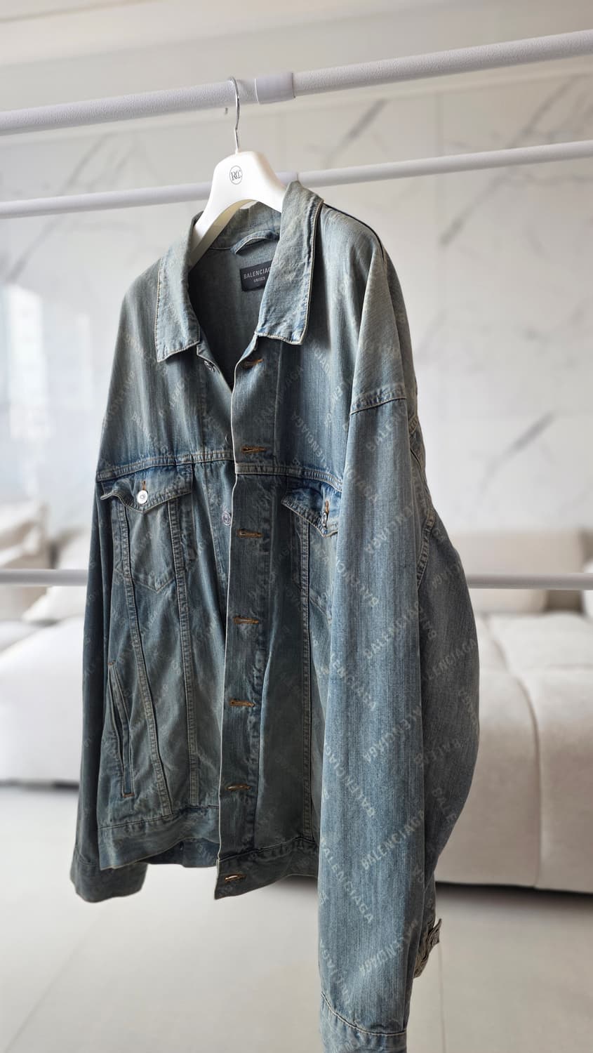 발렌시아가 유니섹스 멀티로고 데님자켓 상품이미지2