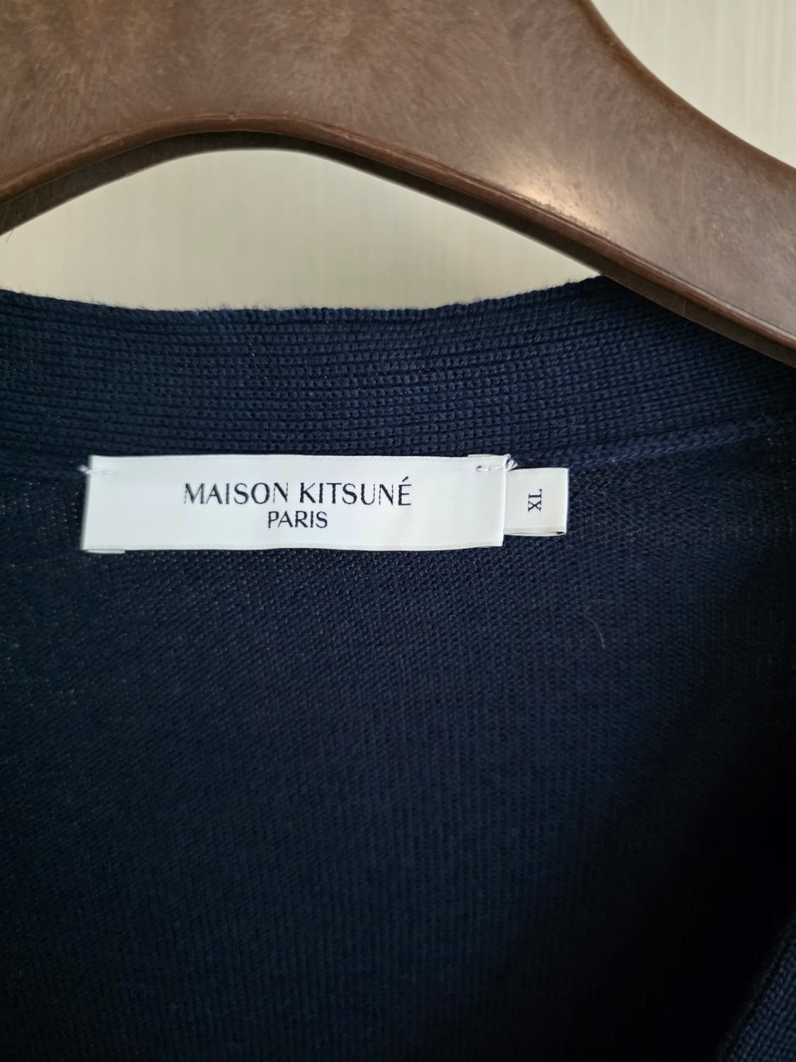 메종키츠네 폭스 헤드 네이비 가디건 xl 상품이미지2