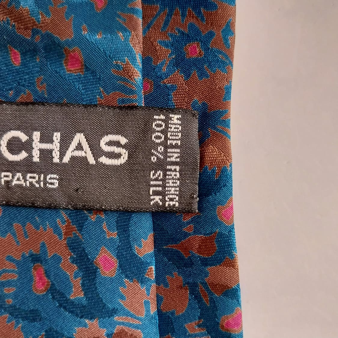 로샤스 실크 플로럴 자카드 넥타이 8.2cm A+등급 K1517
 상품이미지10