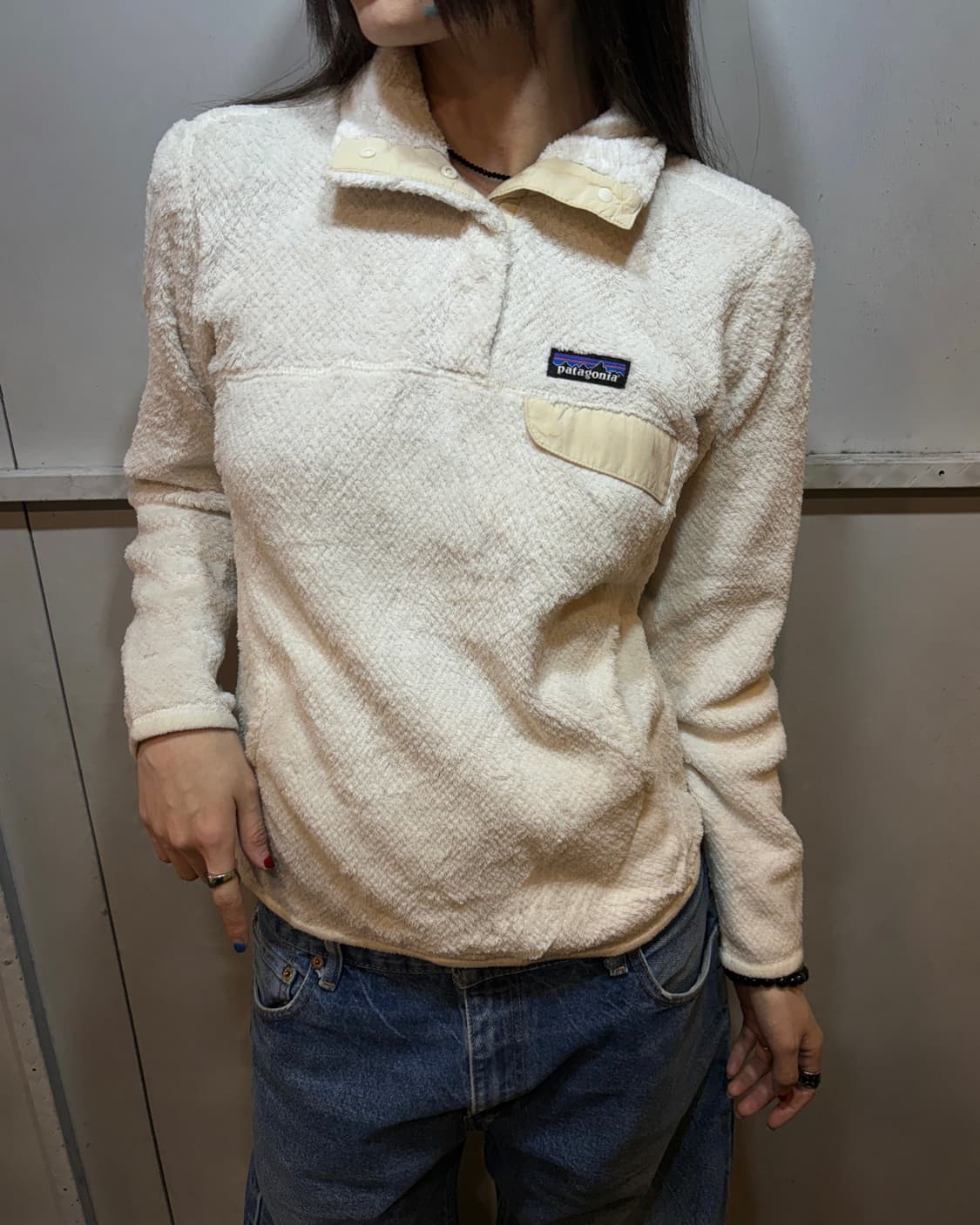90s PATAGONIA synchilla gray fleece 상품이미지2