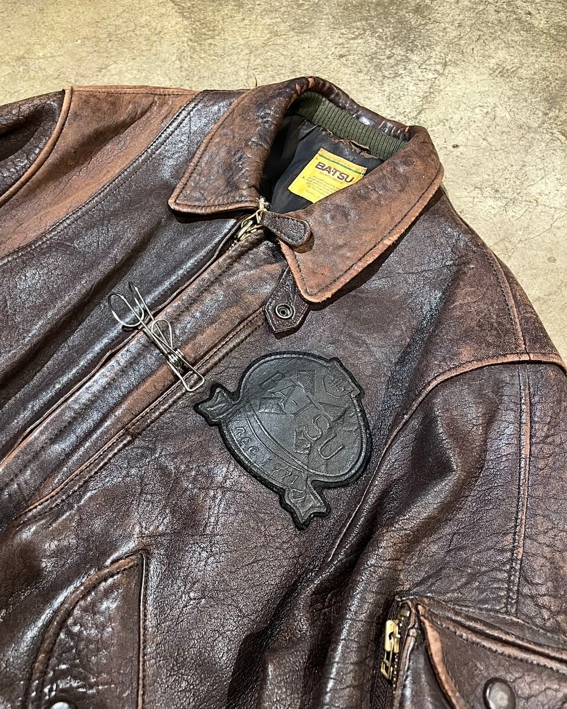 바츠 램스킨 봄버 타입 자켓 상품이미지3