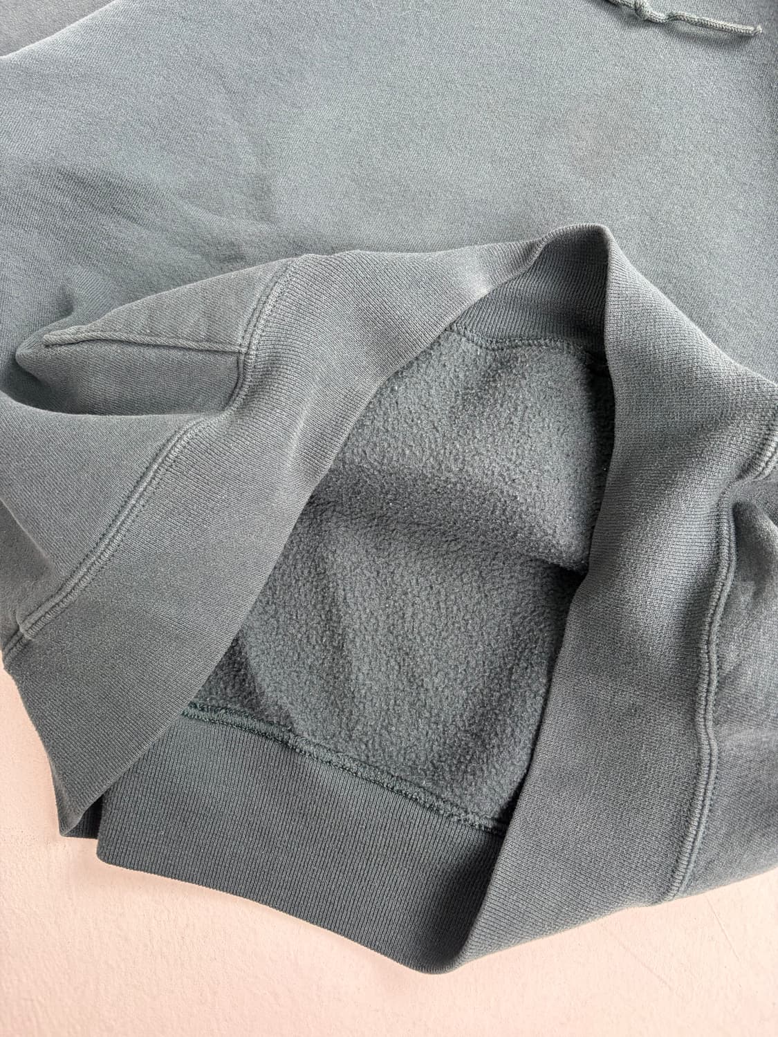 90s Russell Hoodie (sage green) 상품이미지7