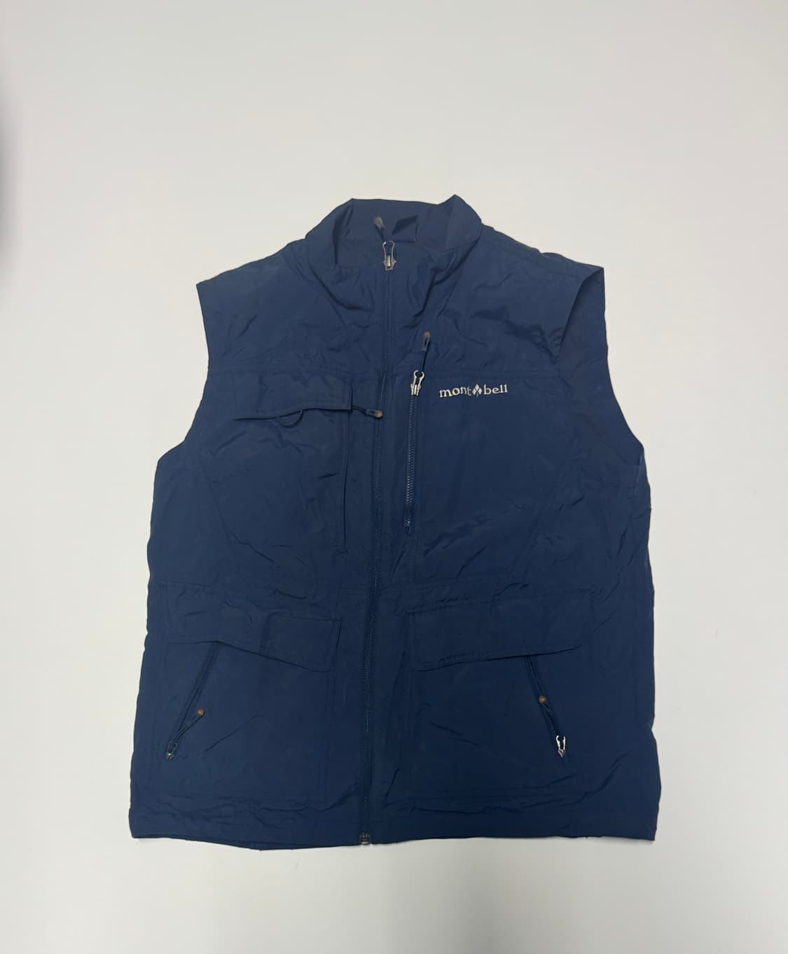 몽벨 mont-bell 등산 나일론 베스트 M 네이비 상품이미지1