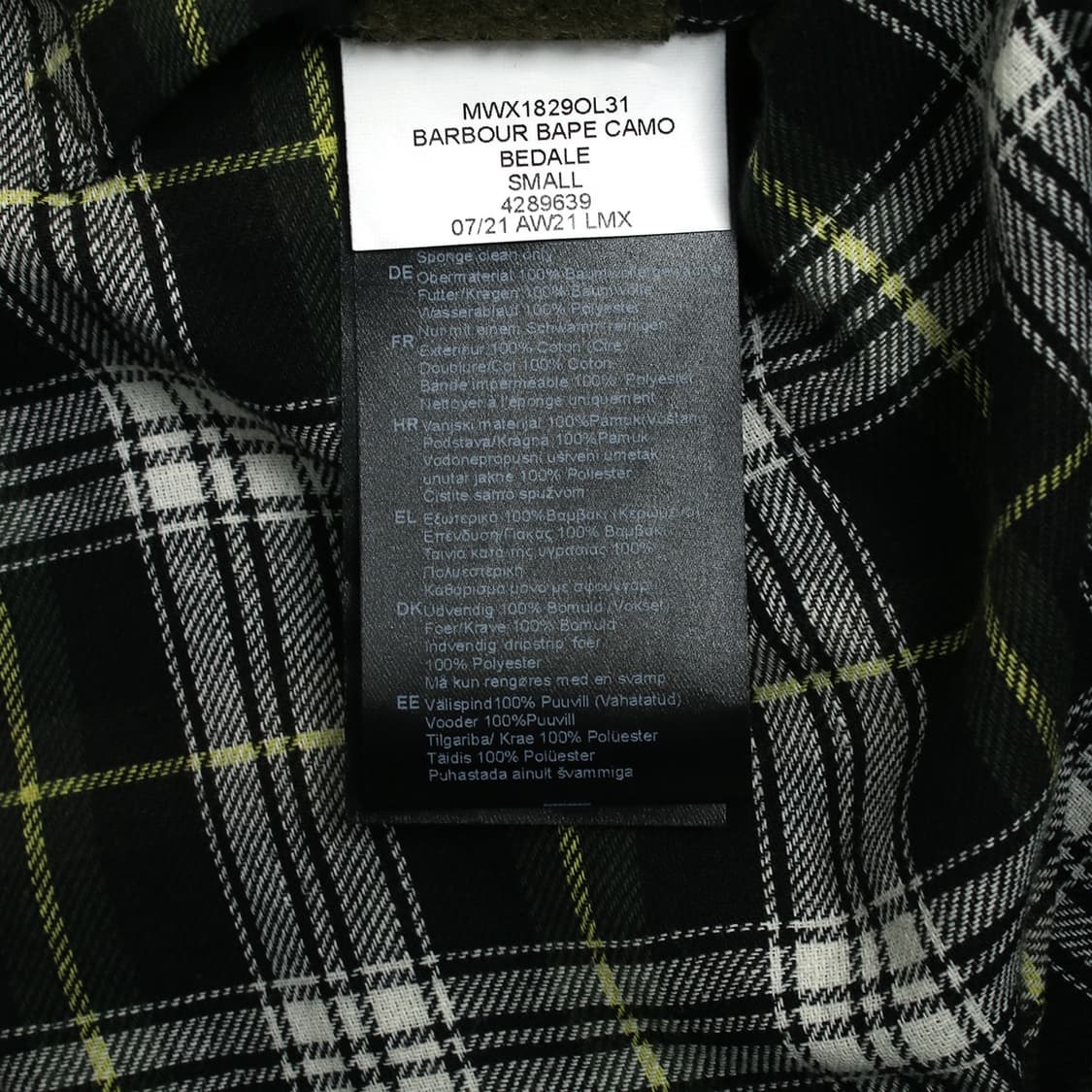 BARBOUR x A BATHING APE 상품이미지6