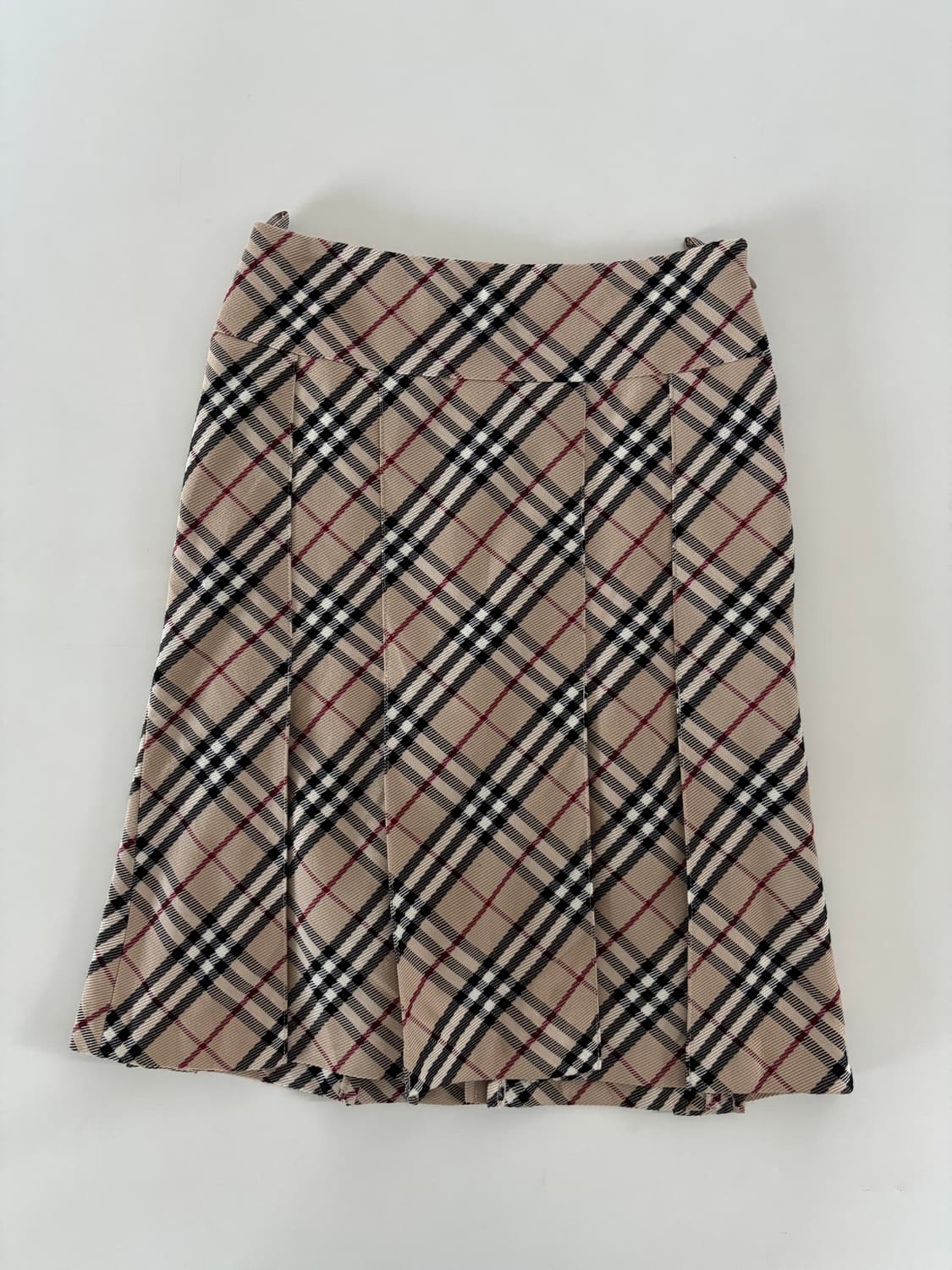 Burberry 버버리 블루라벨 노바체크 플리츠 미디 스커트   상품이미지5