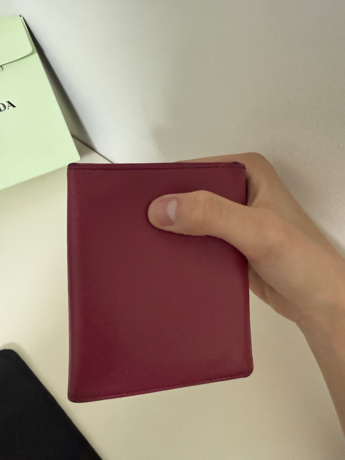 프라다 사파이어 정품 3단지갑 상품이미지9