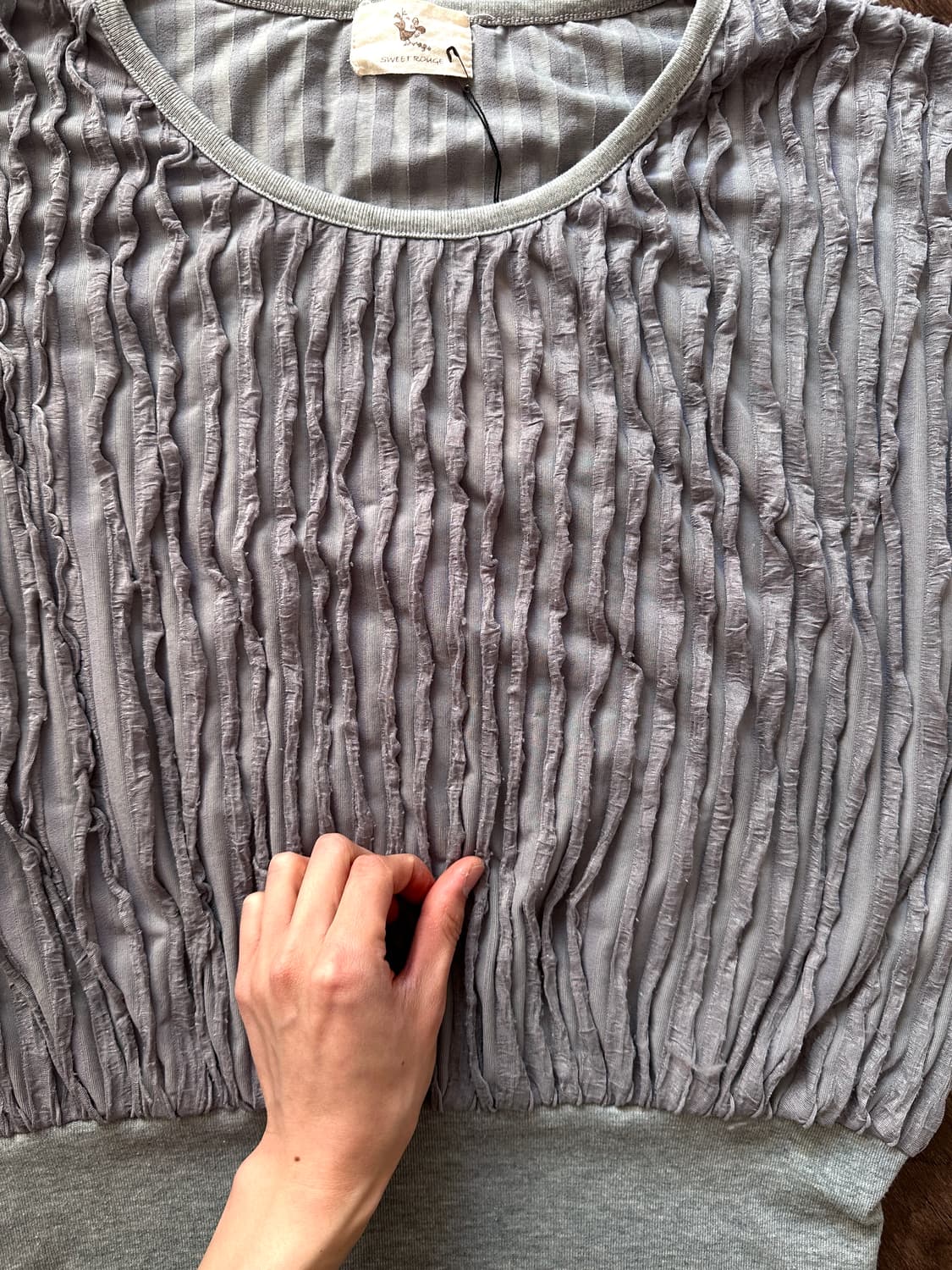 Sweet Rogue 플리츠 텍스쳐 슬리브 상품이미지9