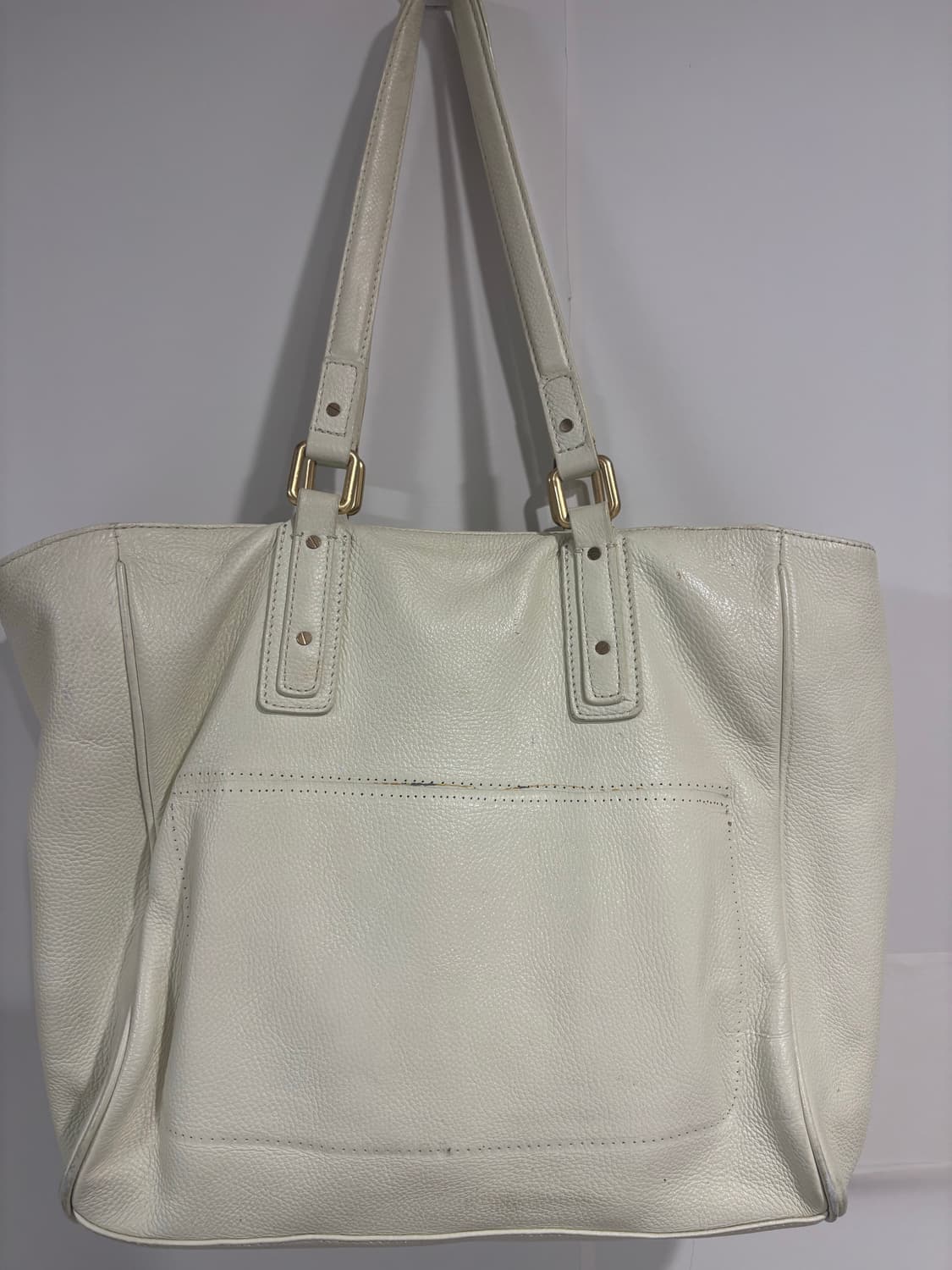 Marc by Marc Jacobs 레더 숄더백 아이보리 / 빈티지 토트 상품이미지1