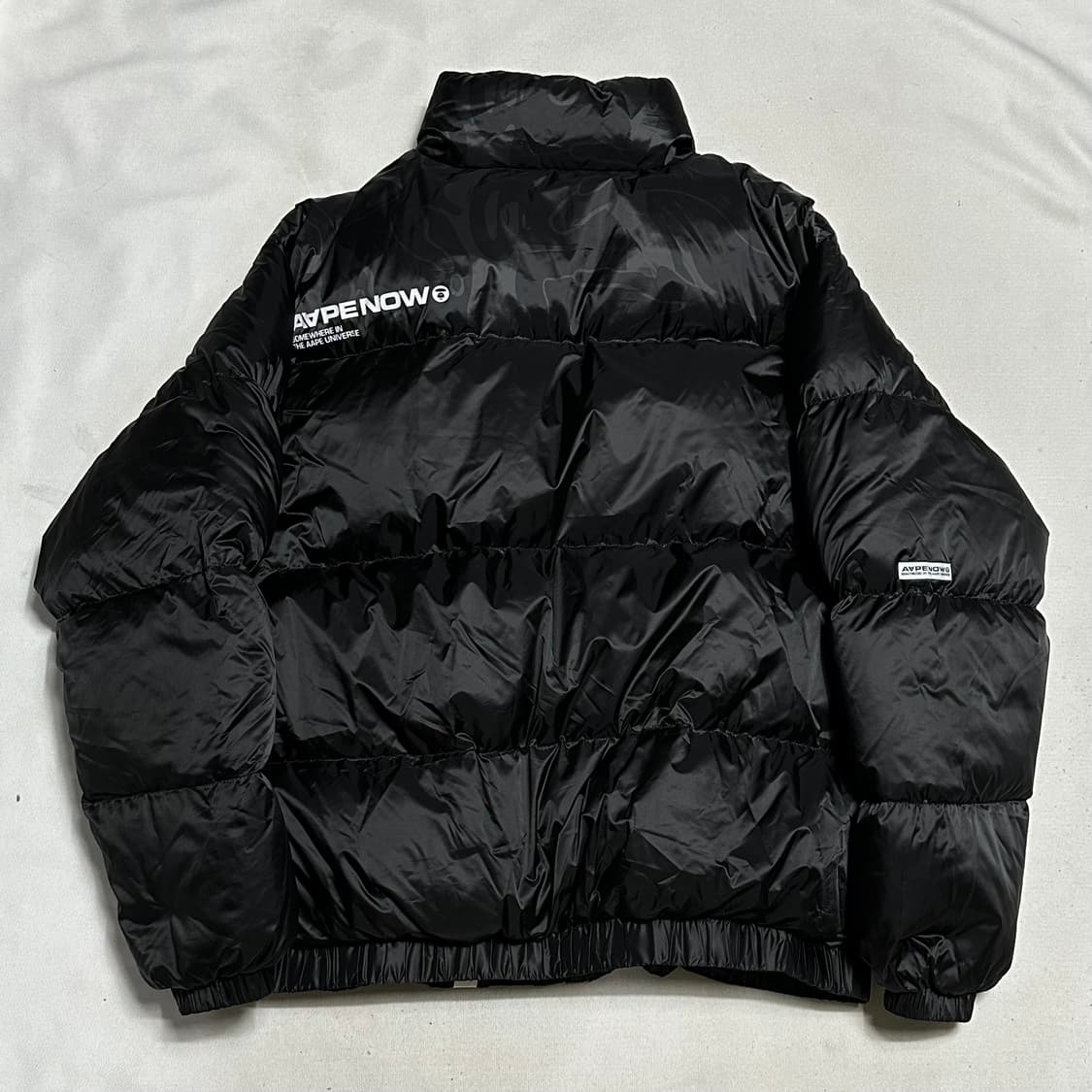 L BAPE 에이프 나우 블랙 다운 패딩 상품이미지3