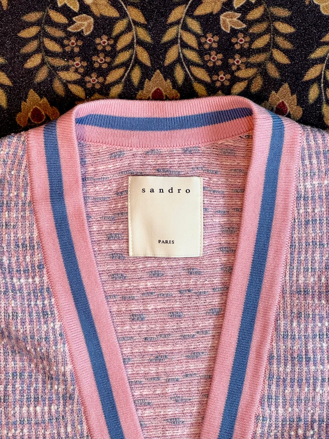 21ss 산드로 크롭 트위드 이펙트 가디건 2사이즈  상품이미지2