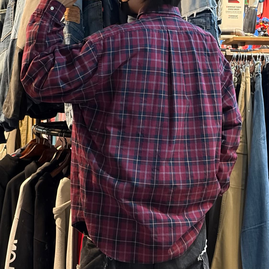 [No.9]Polo 폴로 체크 긴팔셔츠 상품이미지5