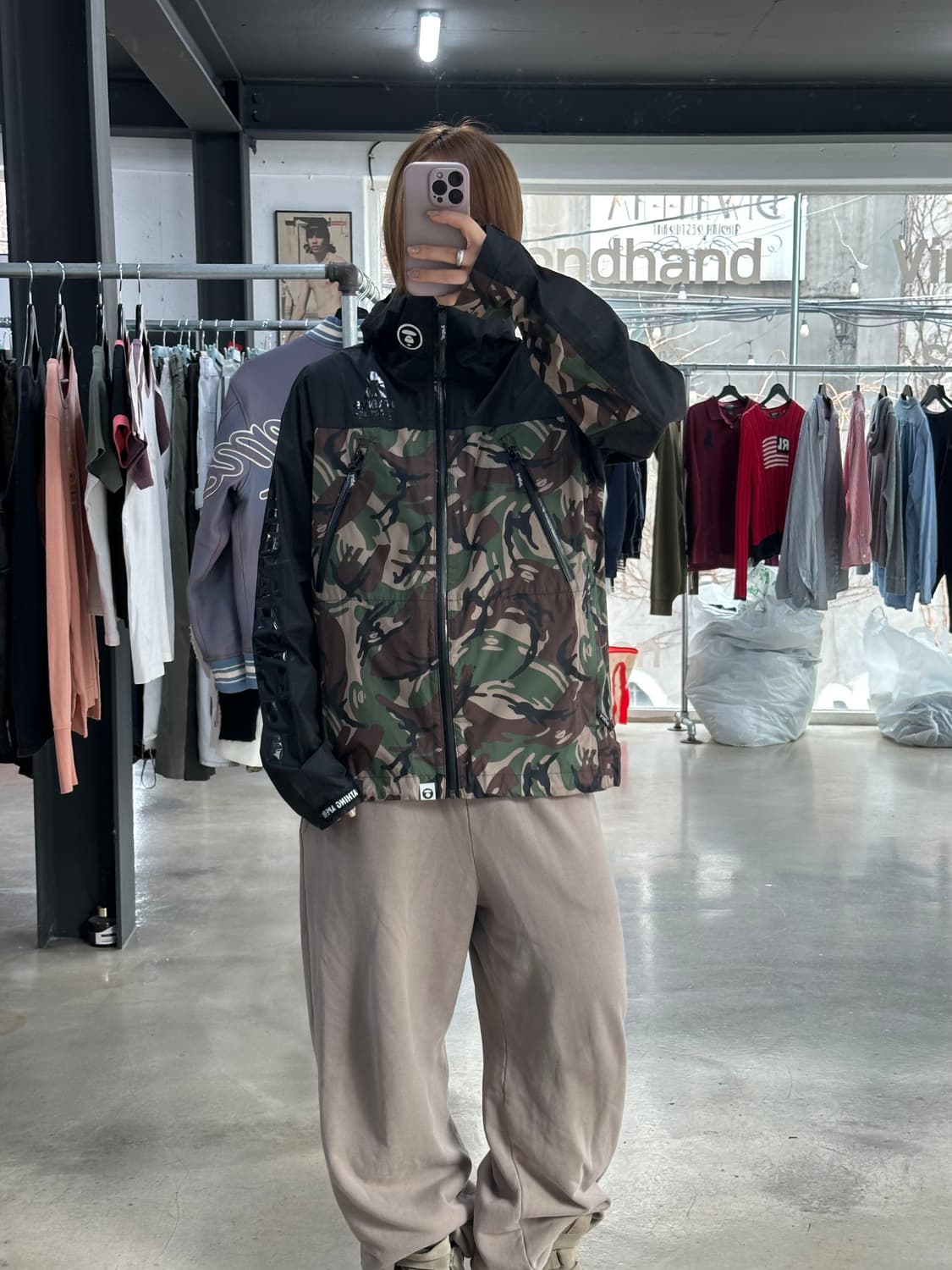 에이프 카모 라이트웨이트 윈드브레이커자켓 상품이미지2