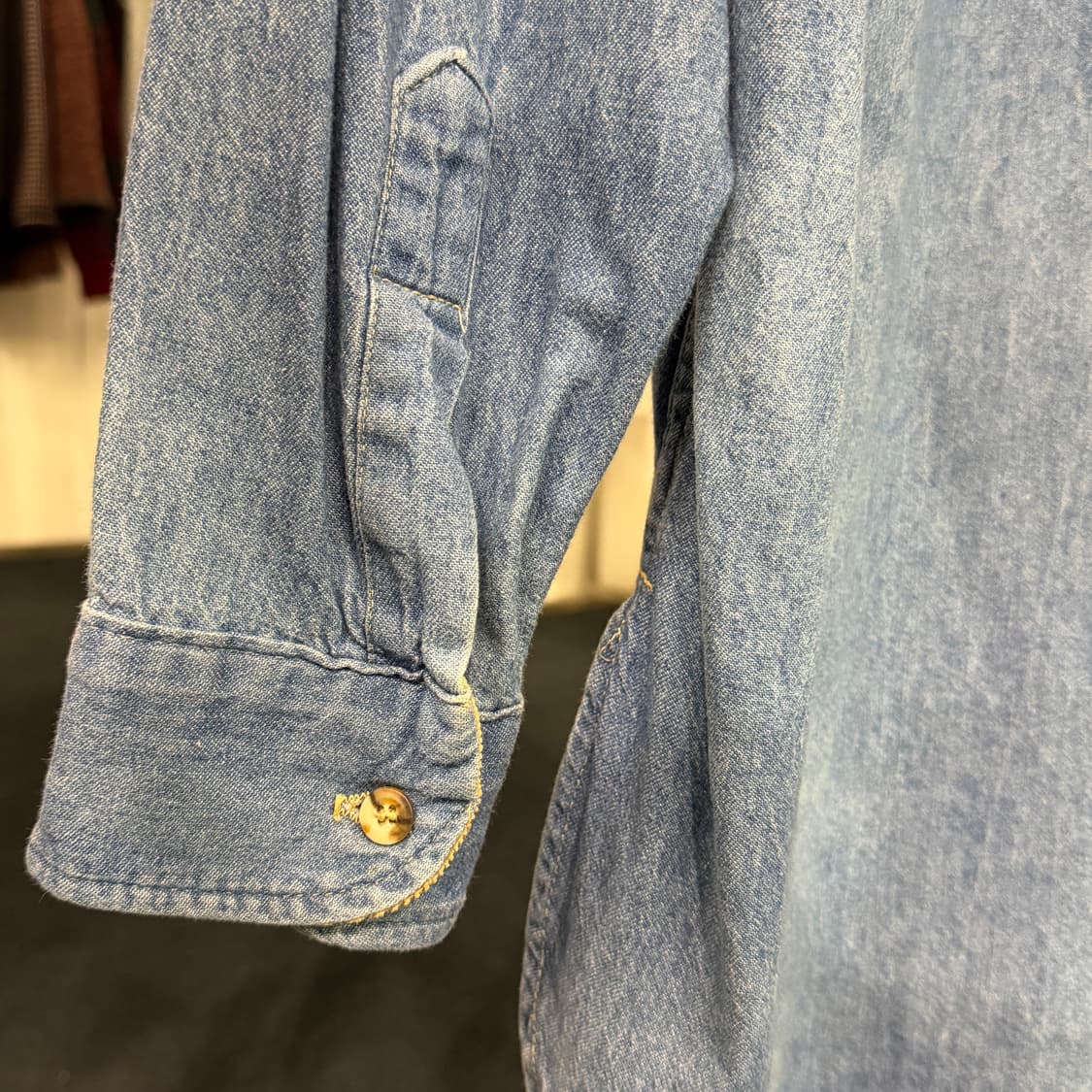 [M] 80s  FIVE BROTHER 데님셔츠 상품이미지5