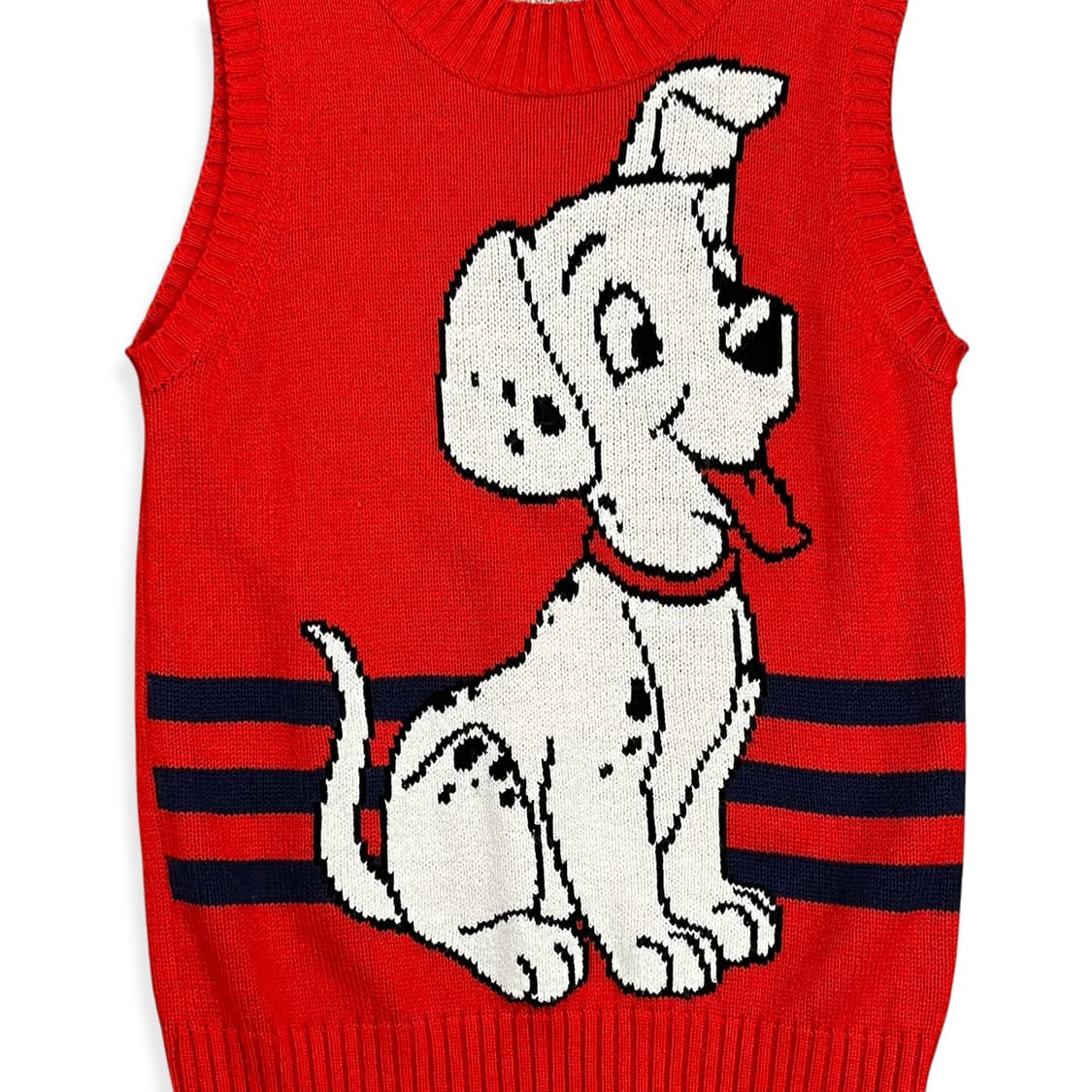 Dalmatian Red Knit Vest 상품이미지5