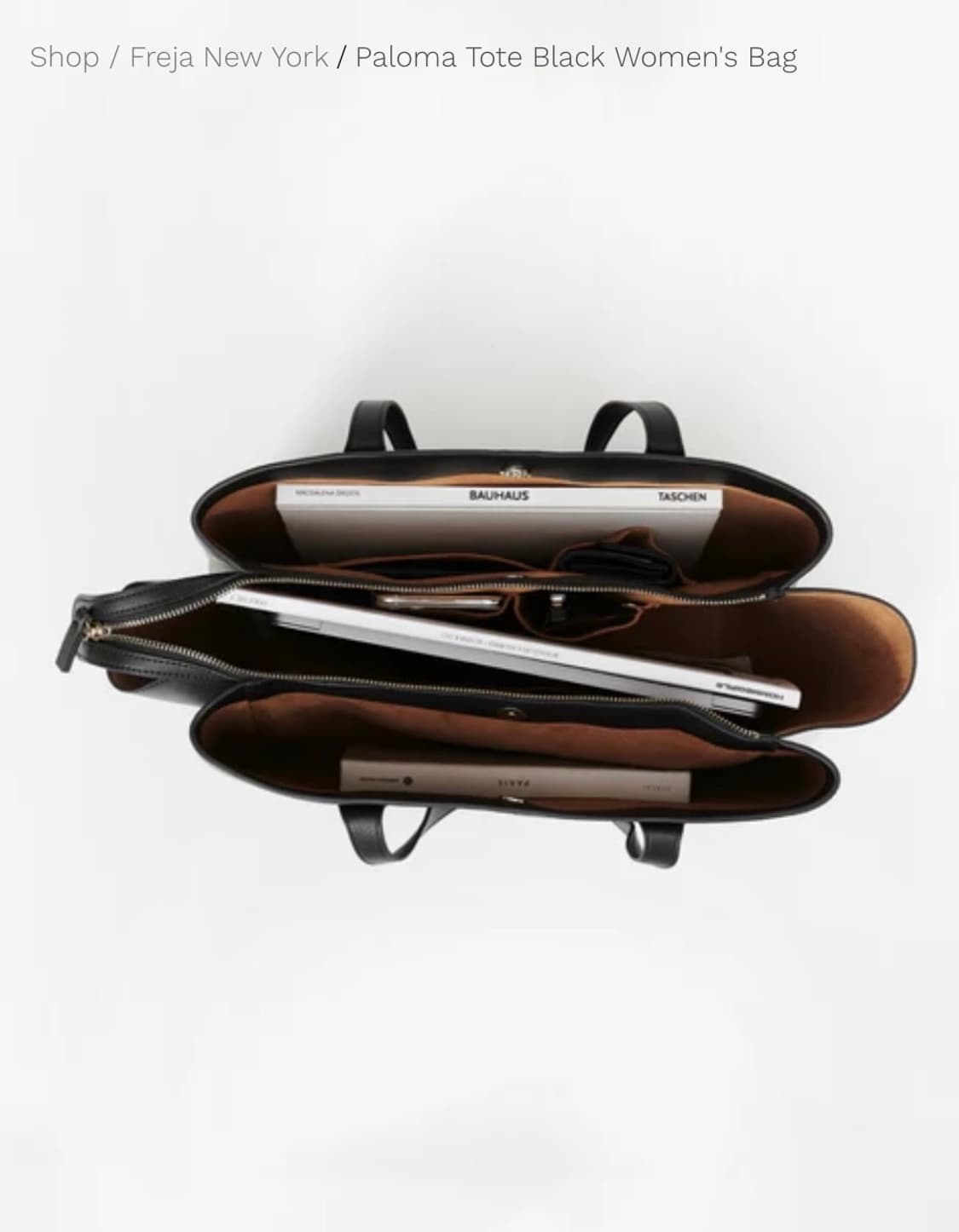 FREJA NEW YORK-Paloma Tote Black 상품이미지10