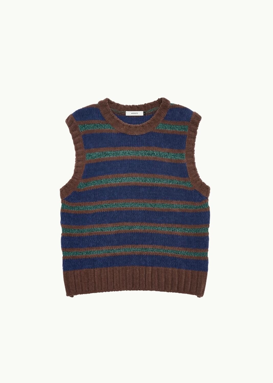 아모멘토 베스트, VELVETY STRIPED VEST 상품이미지2