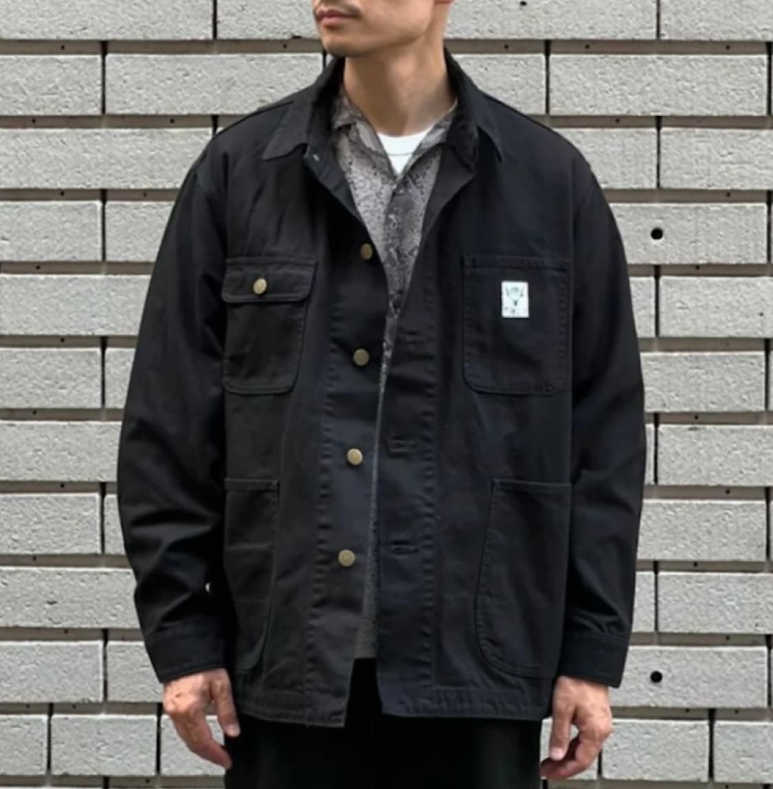 남2서8(south2west8) 커버올 자켓 블랙 M 상품이미지3