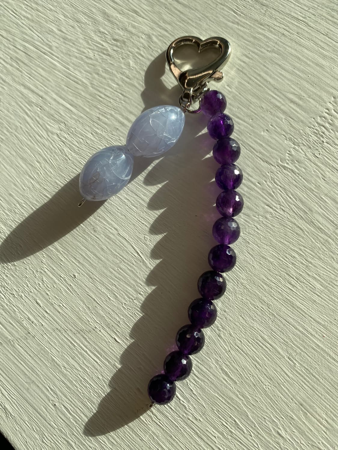 핸드메이드 퍼플 키링 상품이미지1