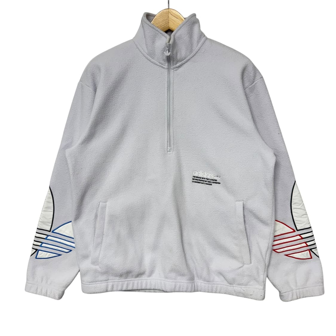 아디다스 트레포일 하프집업 플리스 상품이미지1