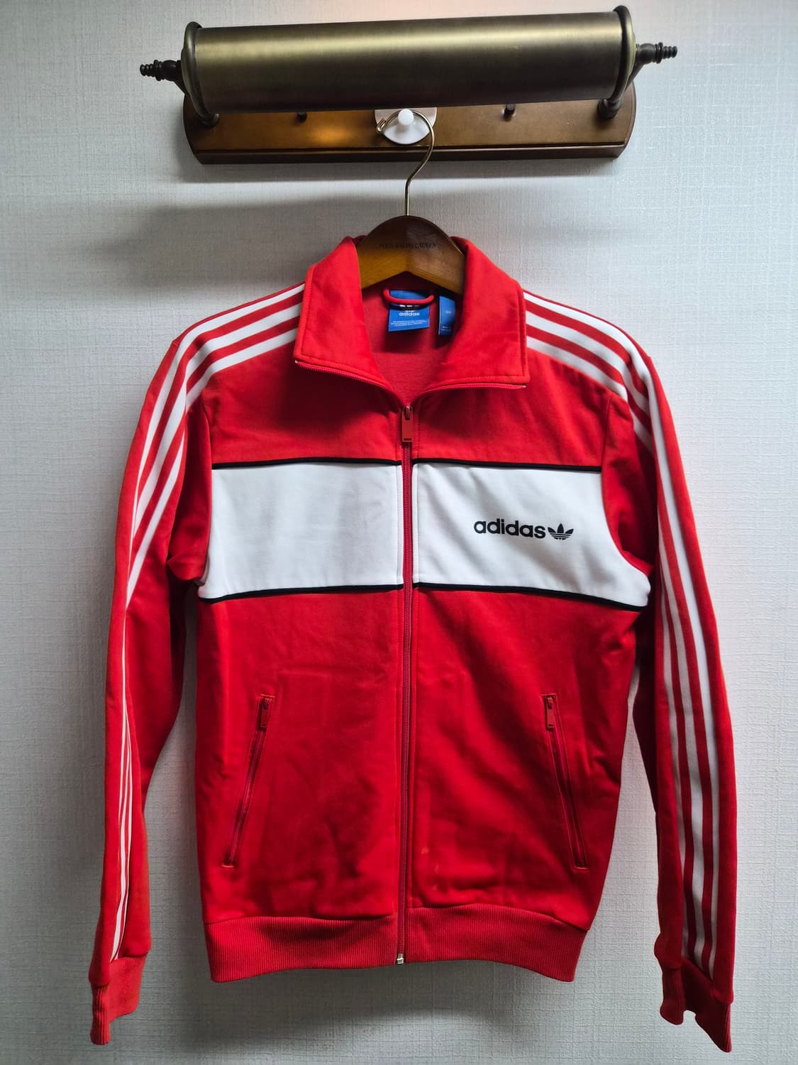 L) 아디다스 블럭 컬러 트랙탑 져지 팝니다 상품이미지1