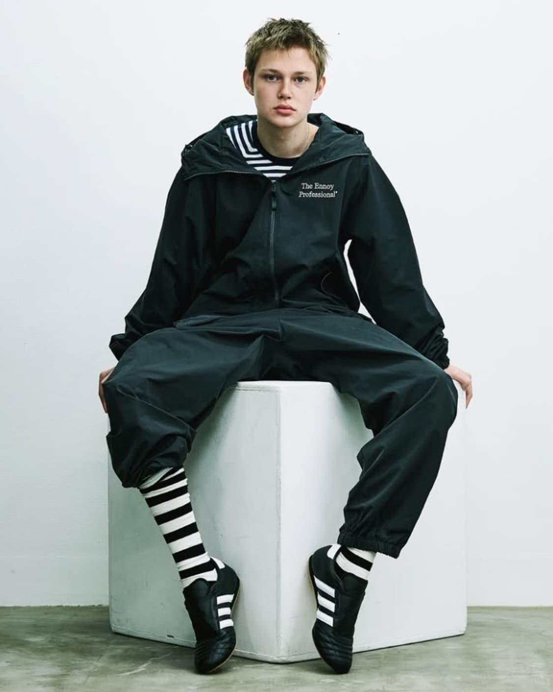 엔노이 ENNOY 2025 샤카 TECH CPN 후디 블랙 XXL 상품이미지6