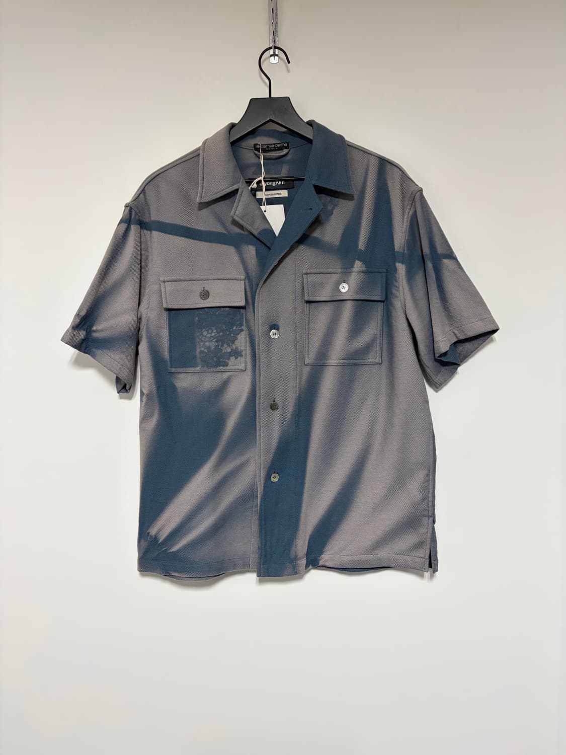 지용킴 24SS 썬블리치 코튼 반팔셔츠 M 상품이미지1