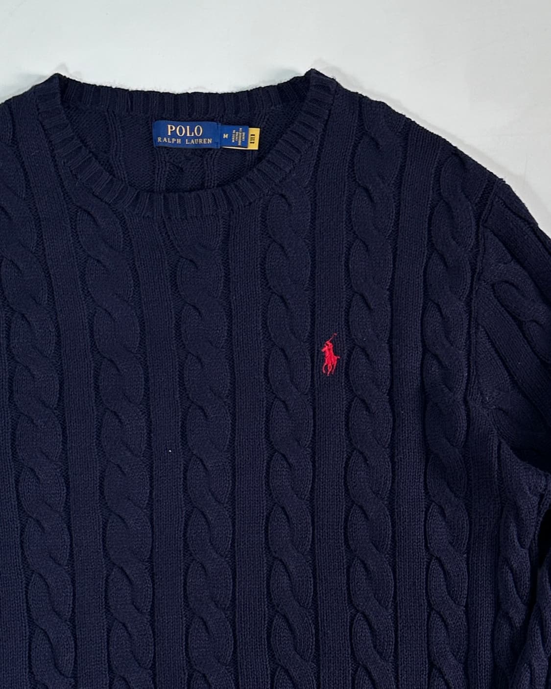 폴로 랄프로렌 네이비 케이블 니트 (va.29) 상품이미지4