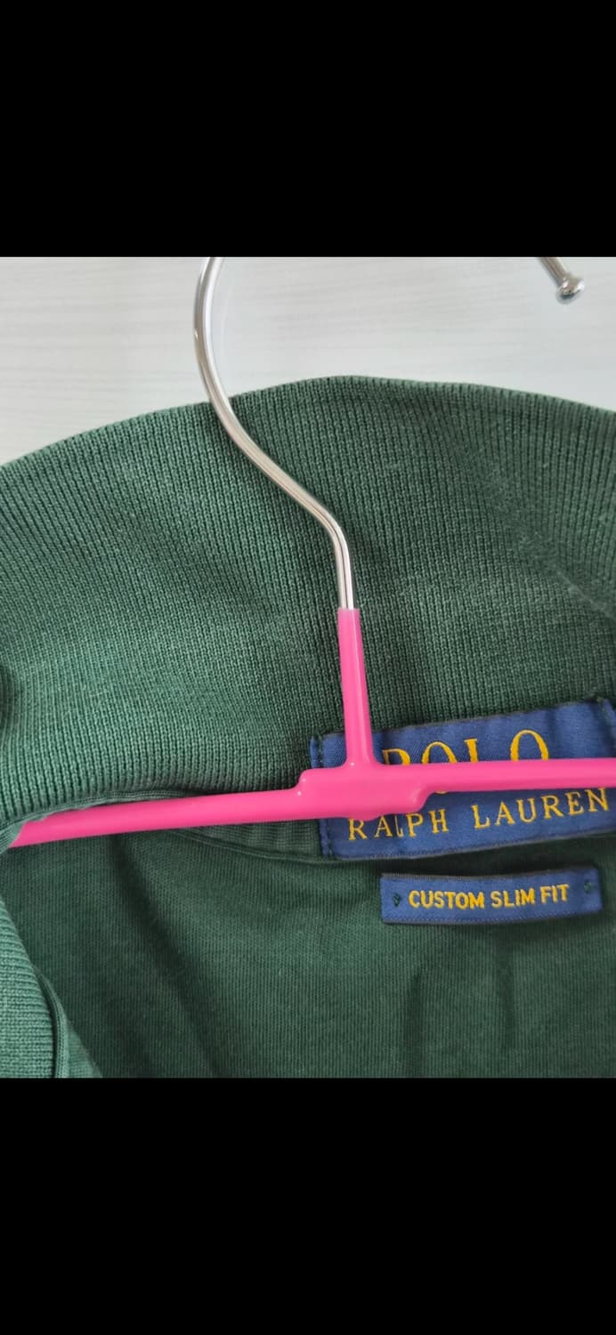폴로 랄프로렌 카라티 M 녹색 커스텀 슬림핏 상품이미지6