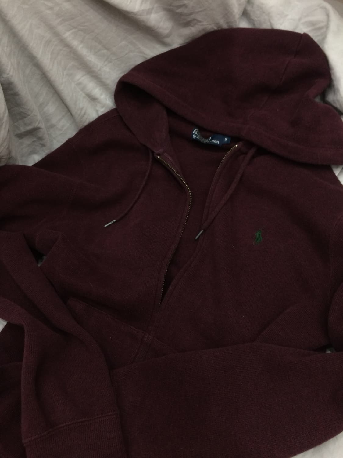 폴로 랄프로렌 니트 집업 후드 집업 vintage 상품이미지1