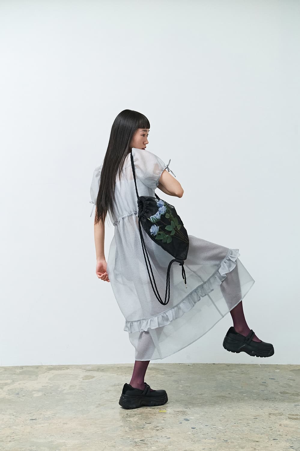 생긴스튜디오 Rose backpack black 상품이미지1