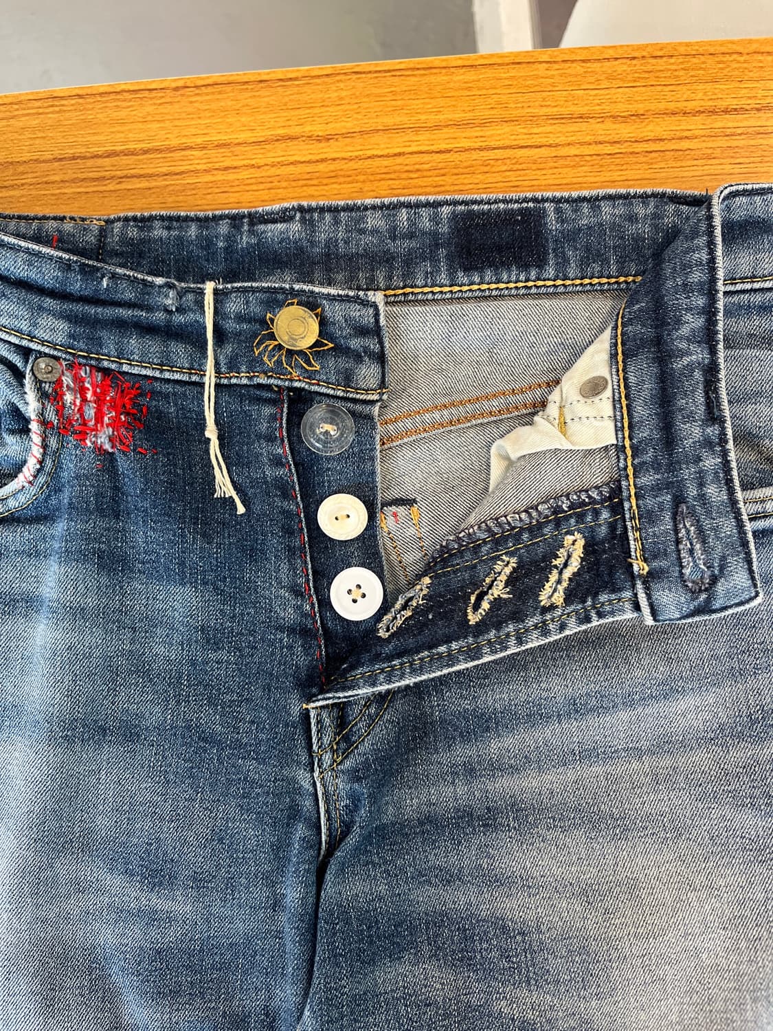 🔥RARE🔥Vintage custom Jeans 상품이미지4