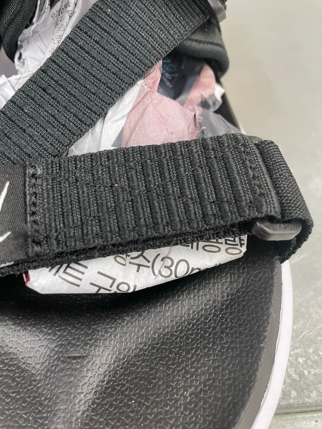 나이키 비스타 샌들 블랙 화이트 270 (gr-4449) 상품이미지9