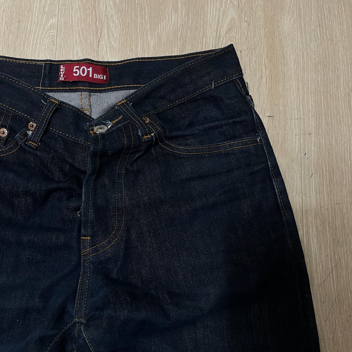 리바이스 501 BIG E 버튼플라이 데님 청바지 [진청] W30 L30 상품이미지3