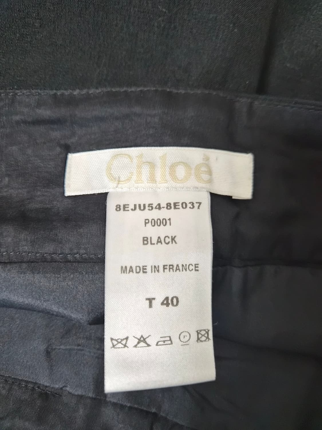 끌로에Chloe 블랙 미니 스커트 40사이즈 P-41 상품이미지4