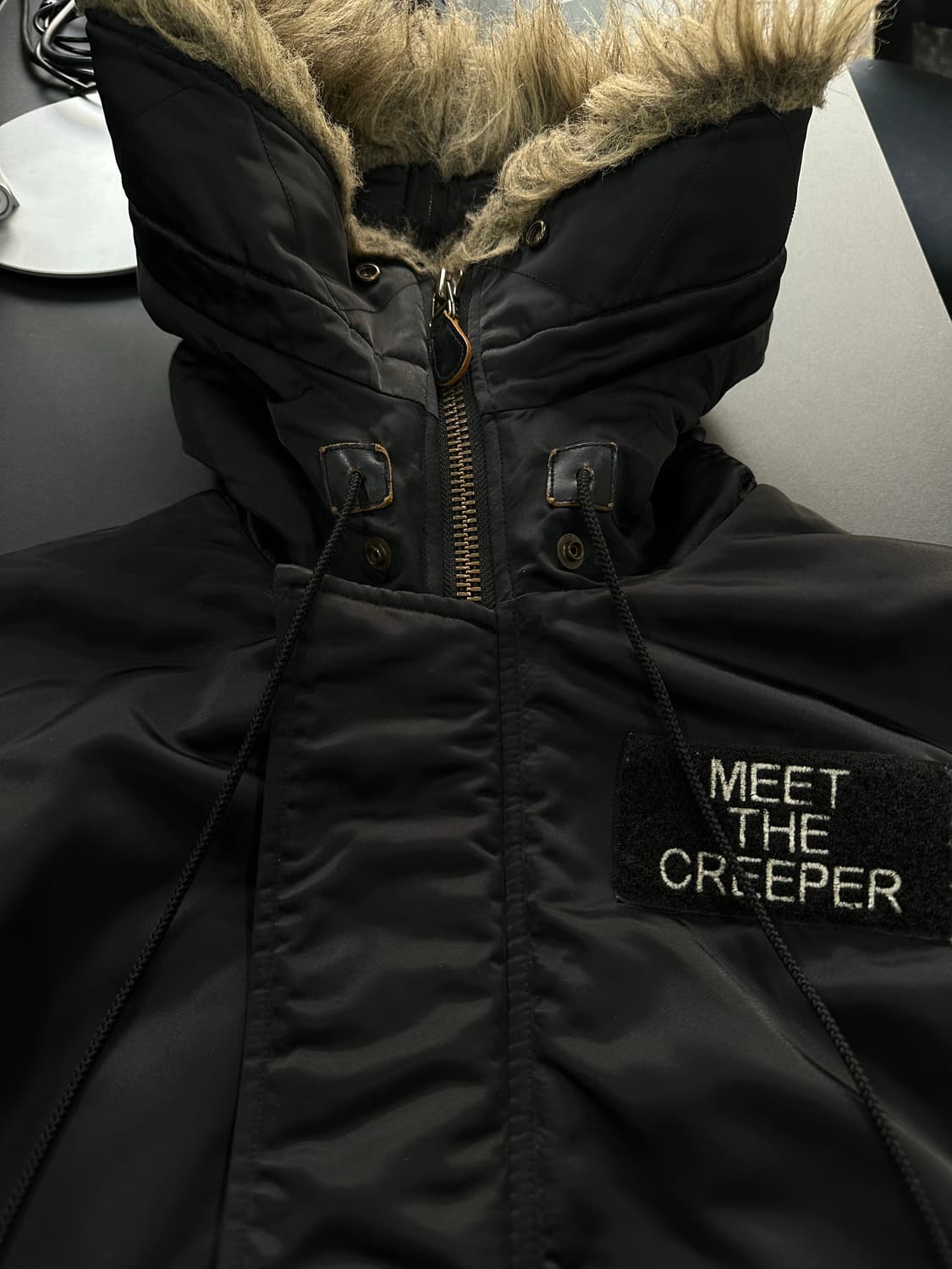 히스테릭글래머 퍽베어 N3b 하이넥 퍼 롱점퍼 상품이미지6