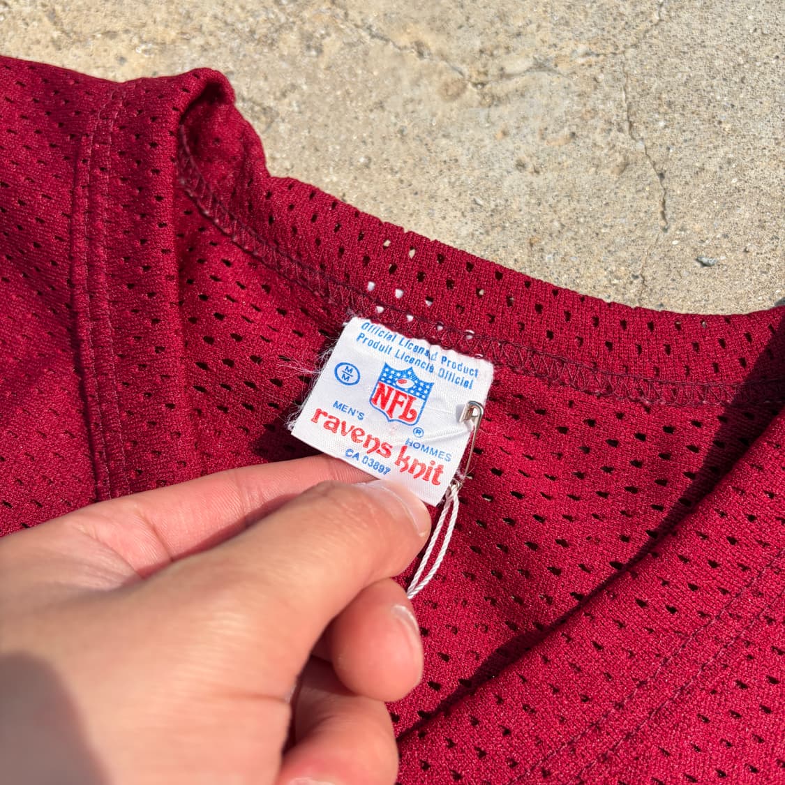 80s-90s NFL 워싱턴 레드스킨스 빈티지 유니폼 져지 M 상품이미지4