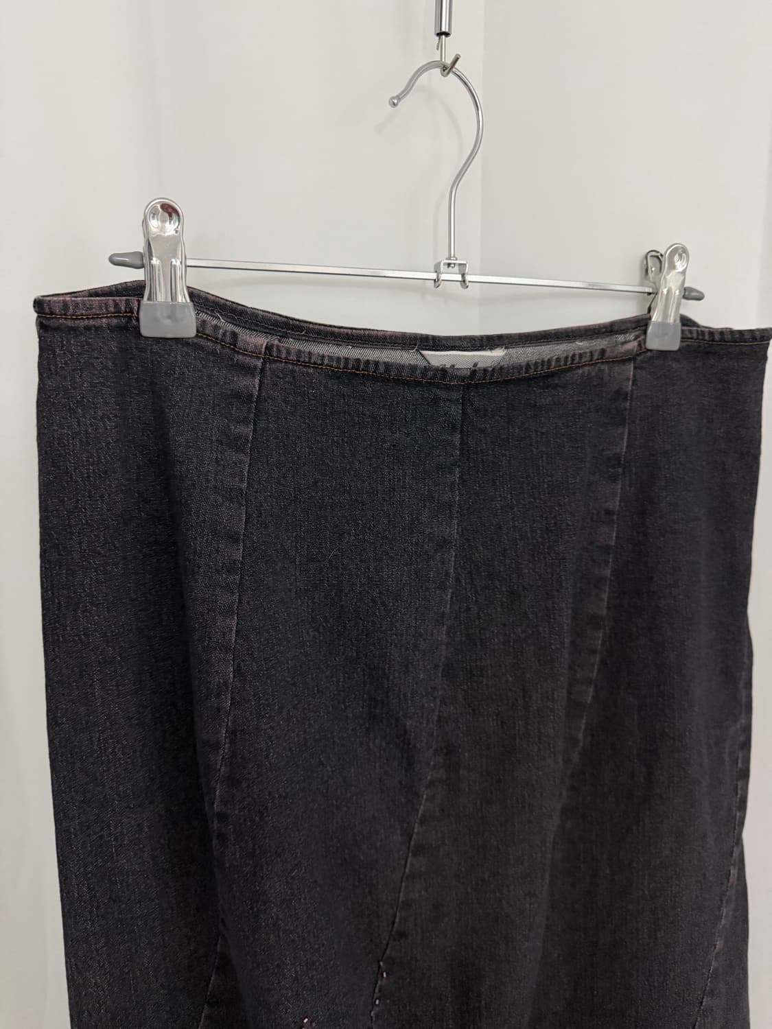 Flower denim skrit 상품이미지2