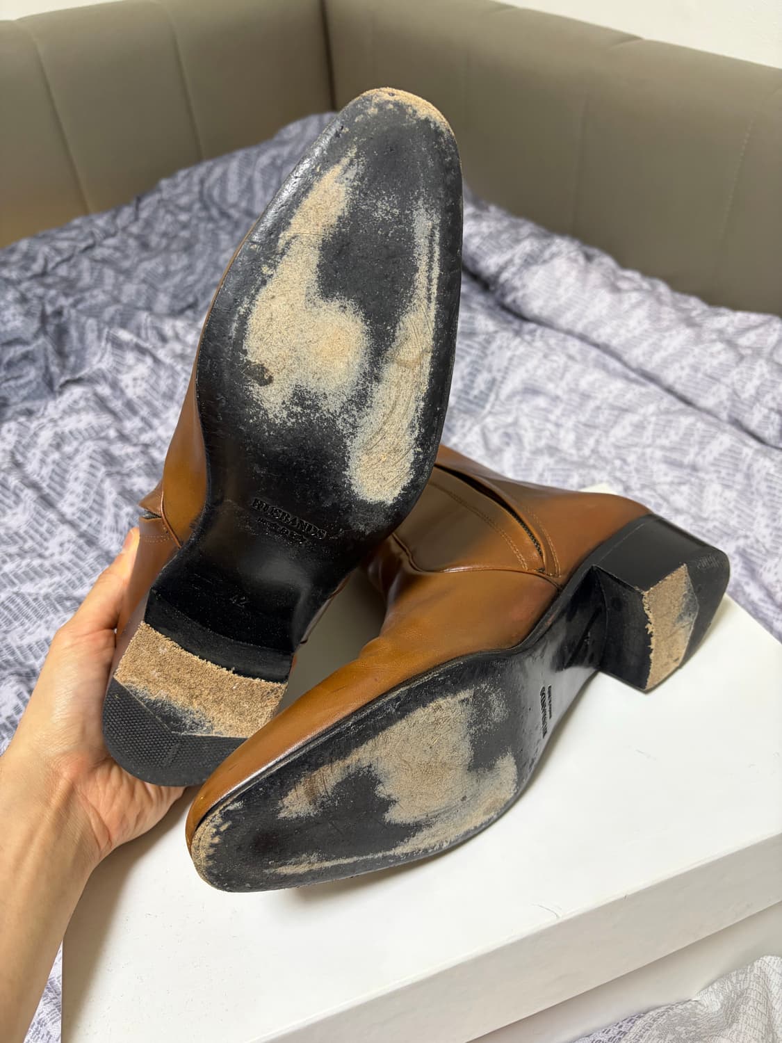 허즈밴드 파리 집업 부츠 상품이미지2