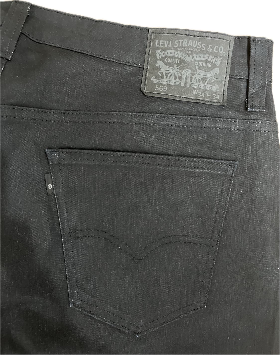 리바이스 569 블랙 Levi’s 569 black 블랙,블랭크탭 상품이미지1