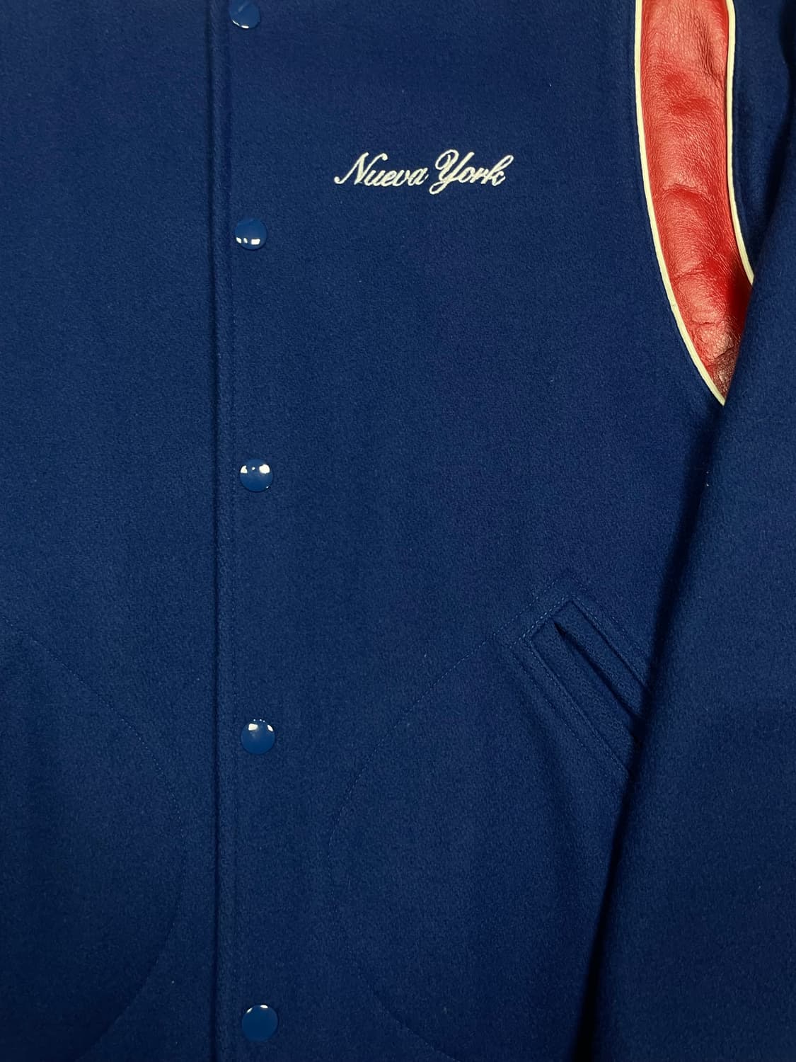 🕑supreme 02aw nueva york varsity jacket 상품이미지3