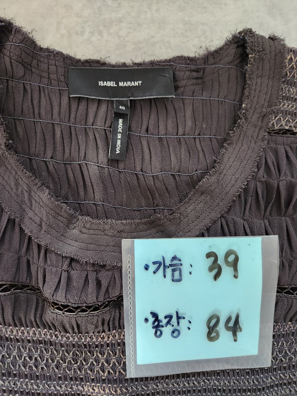 이자벨마랑 원피스 40사이즈 상품이미지7