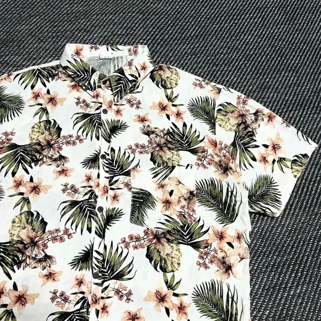 [L] Vintage 하와이안 반팔 패턴 셔츠 상품이미지3
