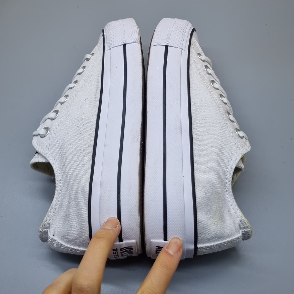 컨버스 올스타 리프트 플렛폼 여성스니커즈235 상품이미지5