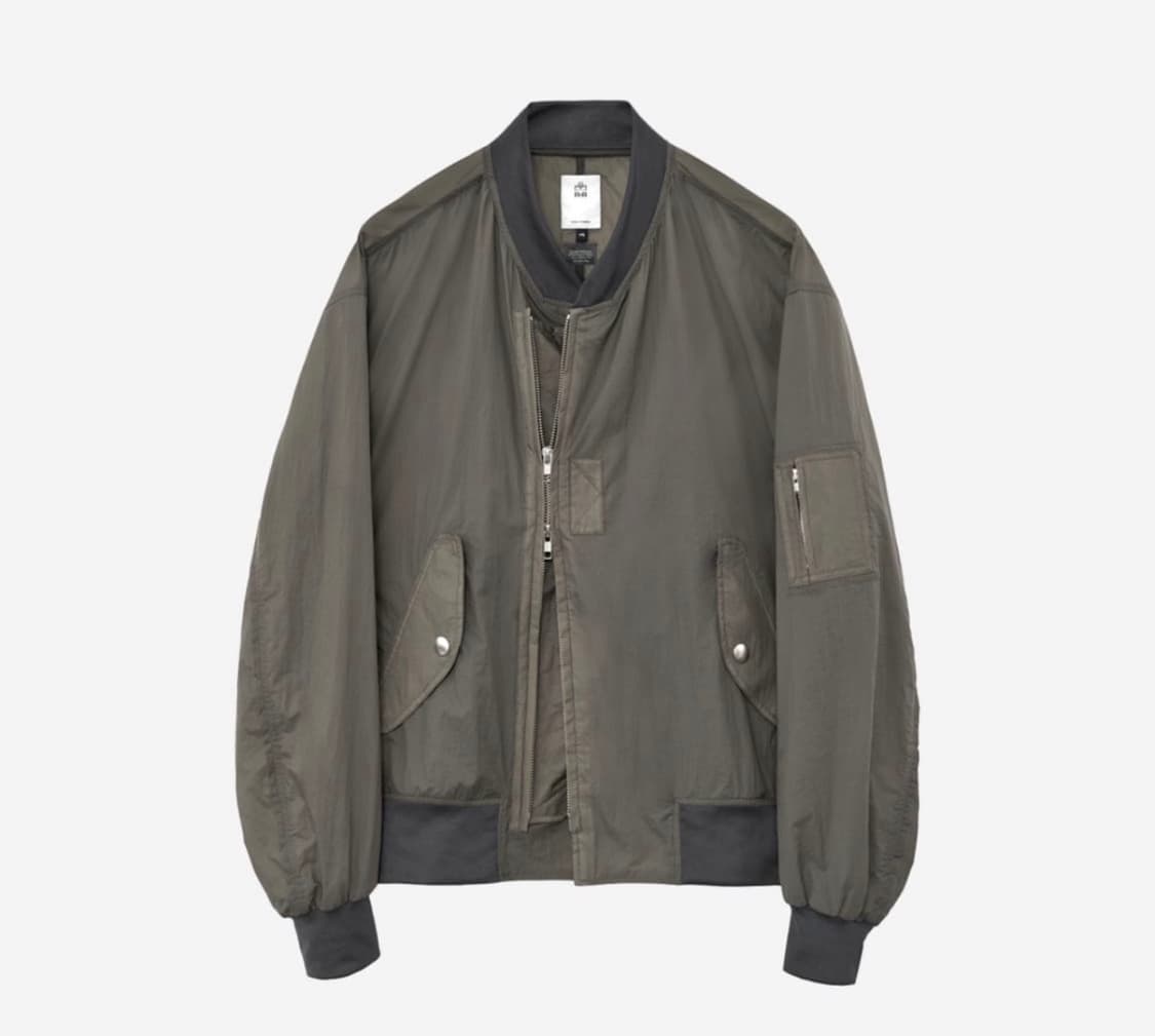 (상태 s급) 폴리테루 봄버자켓 올리브그레이 3size 상품이미지1