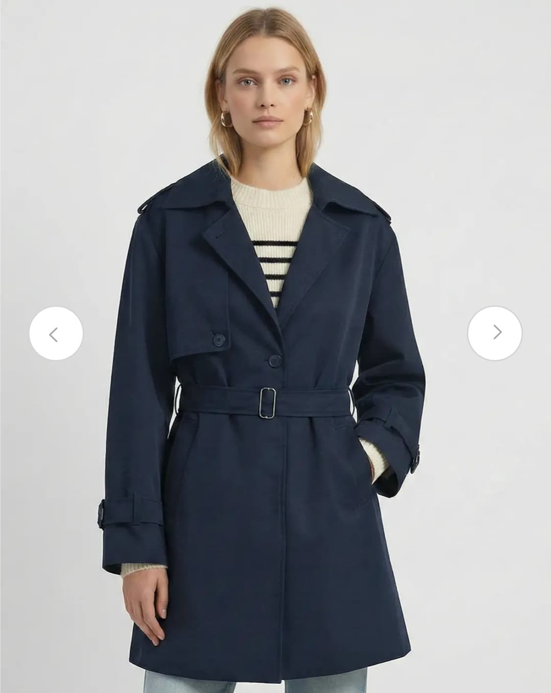 [FRENCH CONNECTION] 프렌치커넥션 후드 발수 트렌치 코트  상품이미지1