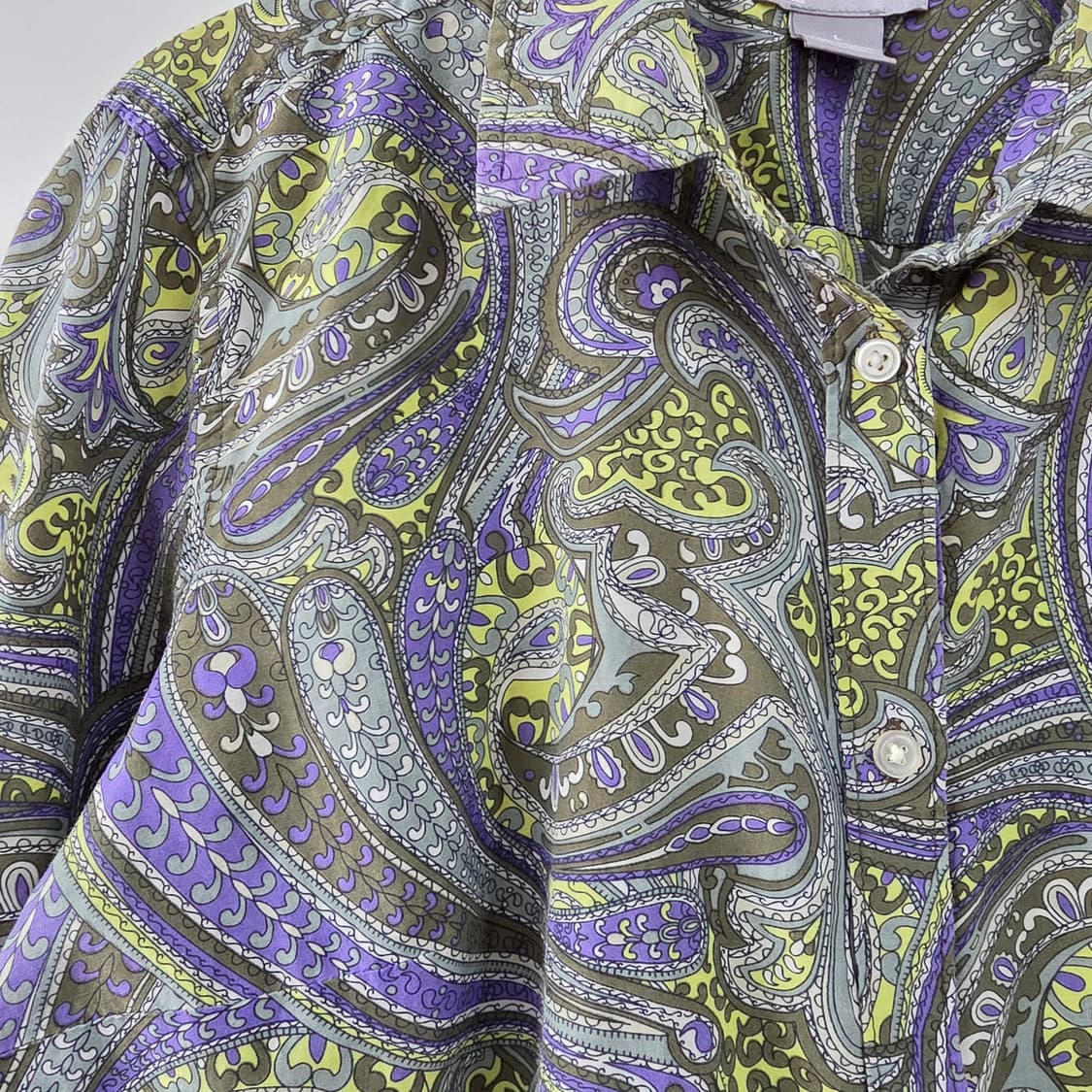 jcp 페이즐리 패턴 실크 혼방 셔츠 상품이미지5