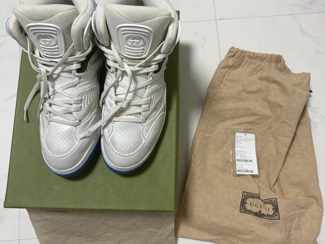 구찌 남성 하이탑 스니커즈 265 상품이미지3