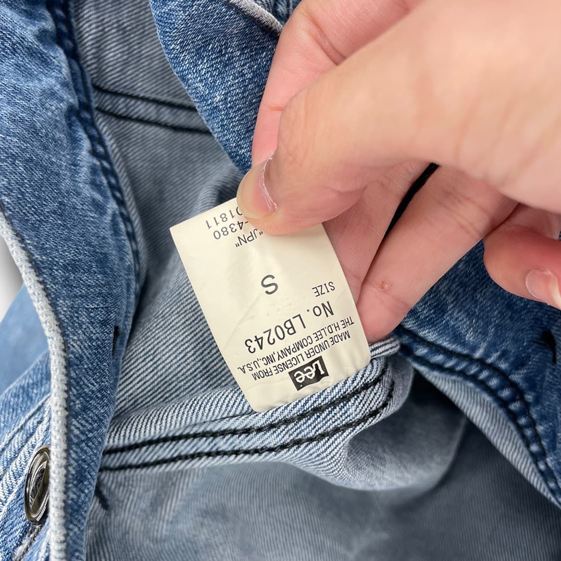 리 라이더 데님 트러커자켓 상품이미지7